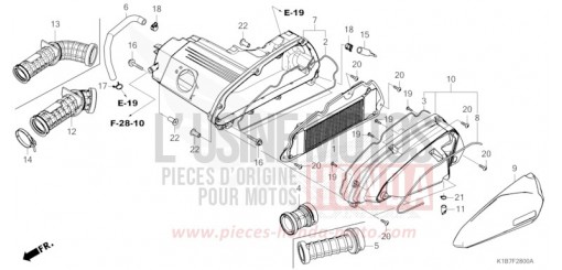 FILTRE A AIR NSS350AN de 2022